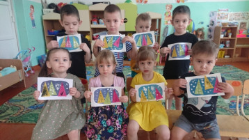 Аппликация "Ёлочка" с элементами рисования" Аппликация "Ёлочка" с элементами рисования".